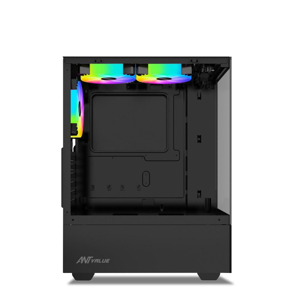 ANT VALUE CV100 ATX Mid Tower Cabinet ( Black ) - 4