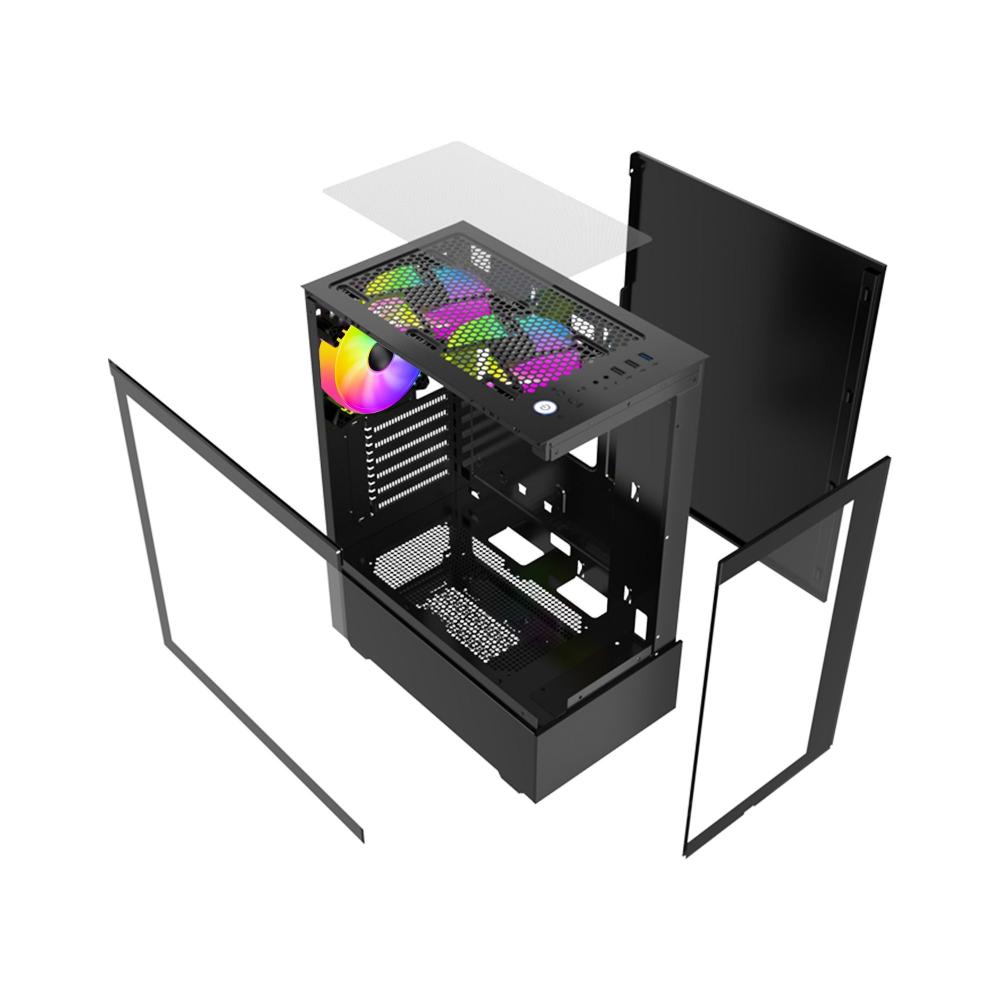 ANT VALUE CV100 ATX Mid Tower Cabinet ( Black ) – TechCure India