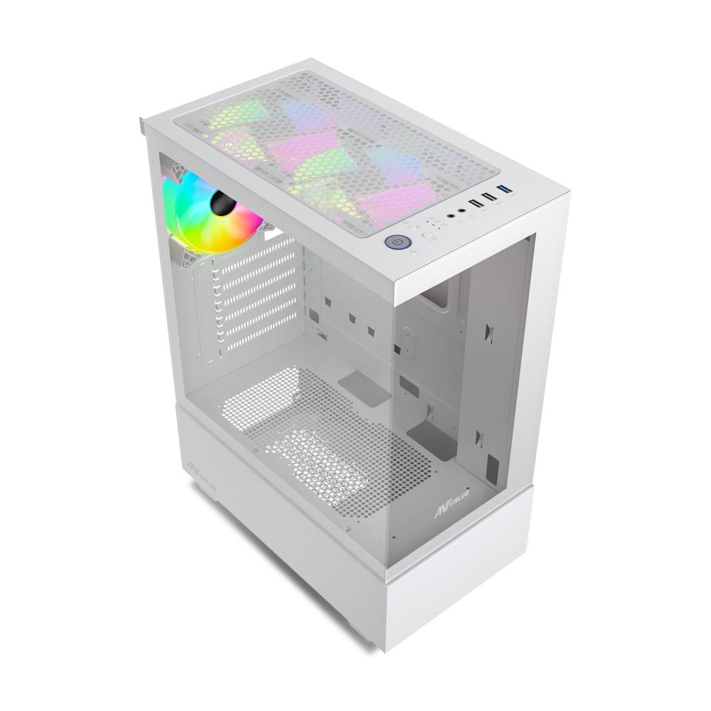 ANT VALUE CV100 ATX Mid Tower Cabinet ( White ) - 2