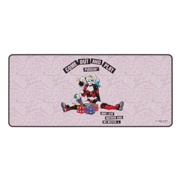 CYBEART | Harley Quinn Gaming Mouse Pad | XXL Premium Licensed Gaming Mouse Pad (900 x 400 x 4mm / Rapid Series) – TechCure India
