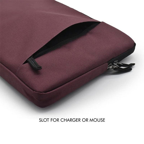 Caselix Vulcan 15.6" laptop Sleeve Case Maroon – TechCure India