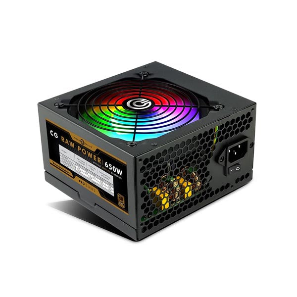 Circle CG RAW Power 650 WATTS Gaming Power Supply (Black) – TechCure India