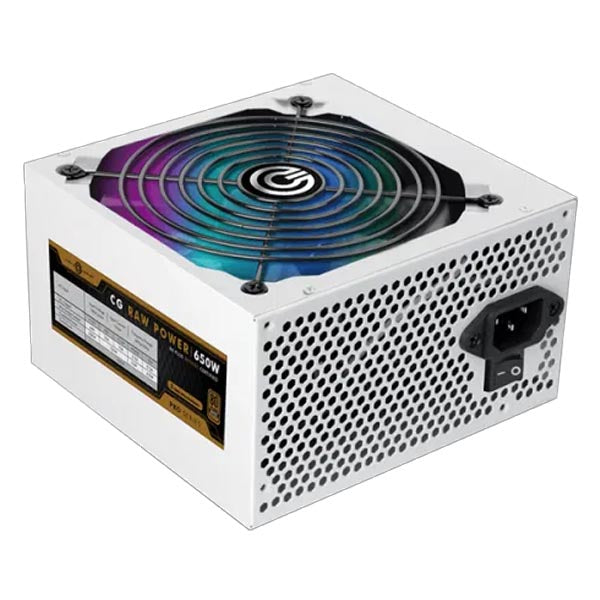 Circle CG Raw Power 650W RGB Pro 80 Plus Bronze SMPS (White) – TechCure India