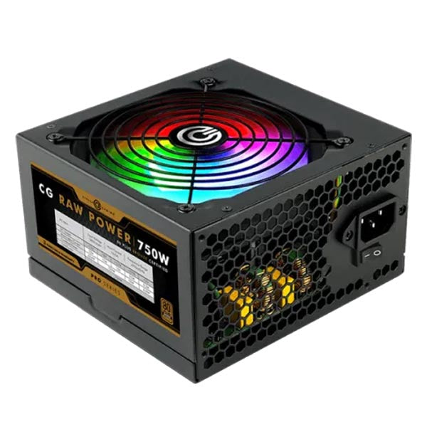 Circle CG Raw Power 750W RGB Pro 80 Plus Bronze SMPS (Black) – TechCure India