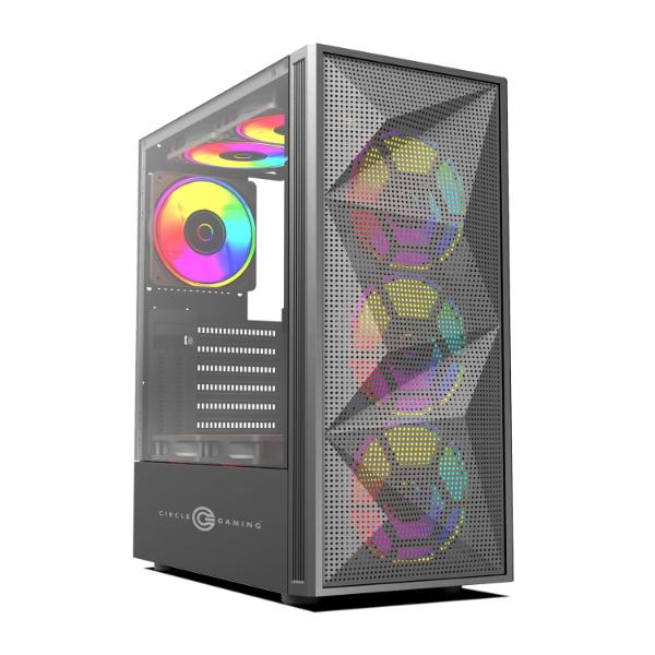 Circle Elegantor M1 Mid-Tower Case Gaming Cabinet - Black – TechCure India