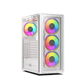 Circle Elegantor X5 ARGB Mid-Tower Computer Case Gaming Cabinet - White – TechCure India