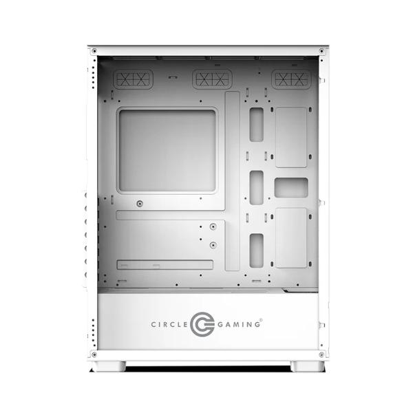 Circle Eliminator X5 TYPE C 2.0 Mid-Tower Computer Case Gaming Cabinet - White – TechCure India