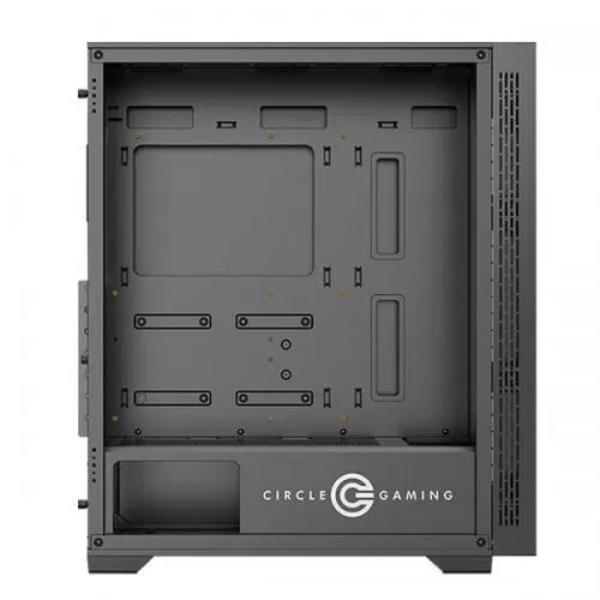 Circle Furious 240 Glass ARGB (ATX) Mid Tower Gaming Cabinet (Black) – TechCure India