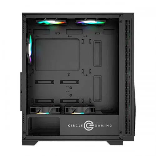 Circle Furious 240 Mesh ARGB (ATX) Mid Tower Gaming Cabinet (Black) – TechCure India