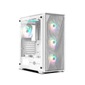 Circle Furious Mesh 240 ARGB Mid-Tower Computer Case Gaming Cabinet - White – TechCure India