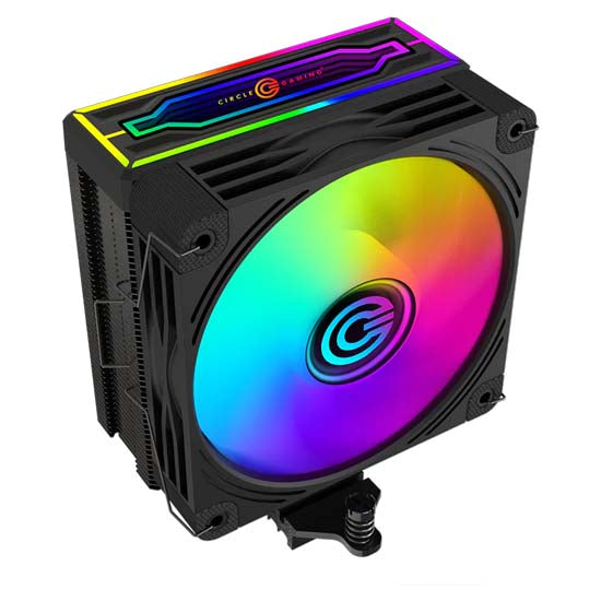 Circle Gaming CG 6P ARGB Black Gaming CPU Cooler – TechCure India