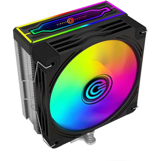 Circle Gaming CG 6P ARGB Silver Gaming CPU Cooler – TechCure India