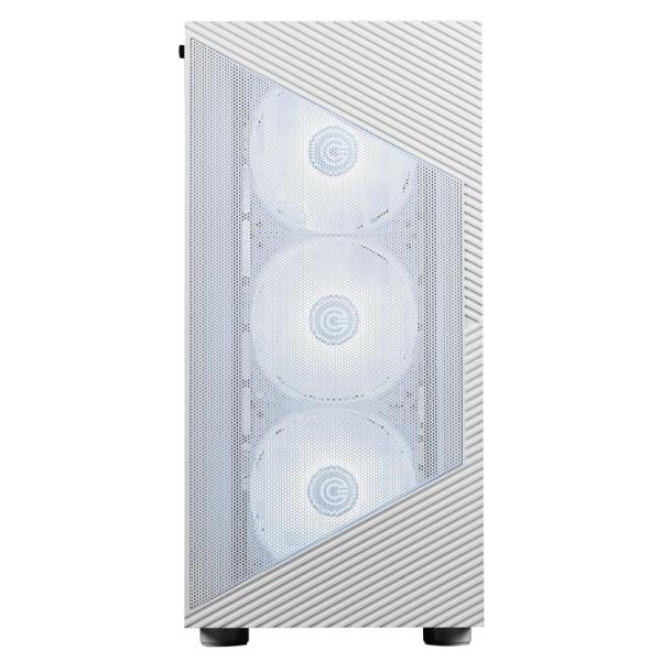 Circle Gladius M4 Mid Tower Case (White) – TechCure India