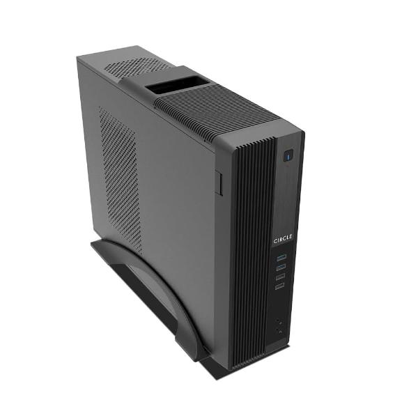 Circle STICK M1 3.0 CPU Cabinet - Black | Compact Micro-ATX Case with Power Supply – TechCure India