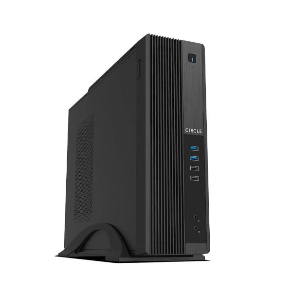 Circle STICK M1 3.0 CPU Cabinet - Black | Compact Micro-ATX Case with Power Supply – TechCure India