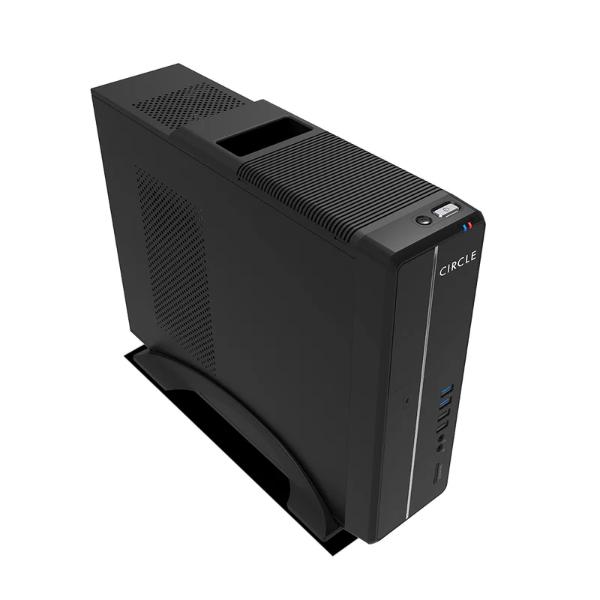 Circle Stick M2 3.0 with SMPS (M-ATX) Mini Tower Cabinet (Black) – TechCure India