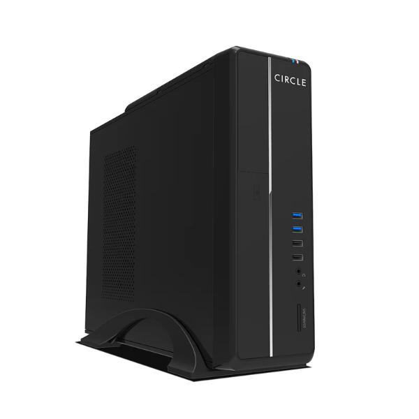 Circle Stick M2 3.0 with SMPS (M-ATX) Mini Tower Cabinet (Black) – TechCure India