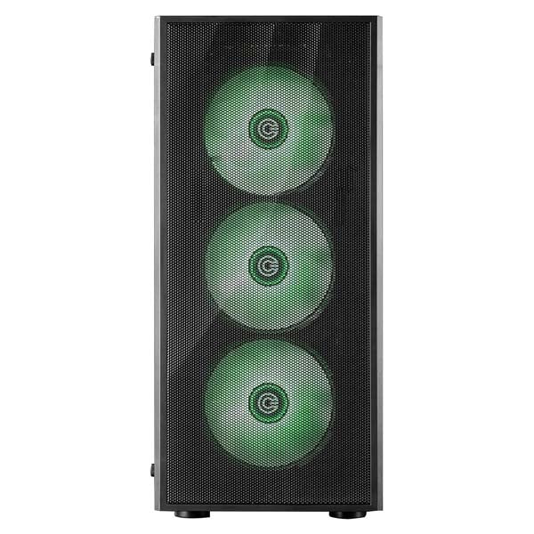 Circle Xtender X1 ATX Mid Tower Gaming Cabinet (Black) – TechCure India