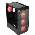 Circle Xtender X4 ATX Mid Tower Gaming Cabinet (Black) – TechCure India