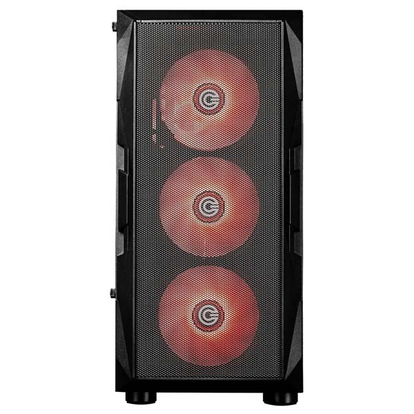 Circle Xtender X4 ATX Mid Tower Gaming Cabinet (Black) – TechCure India
