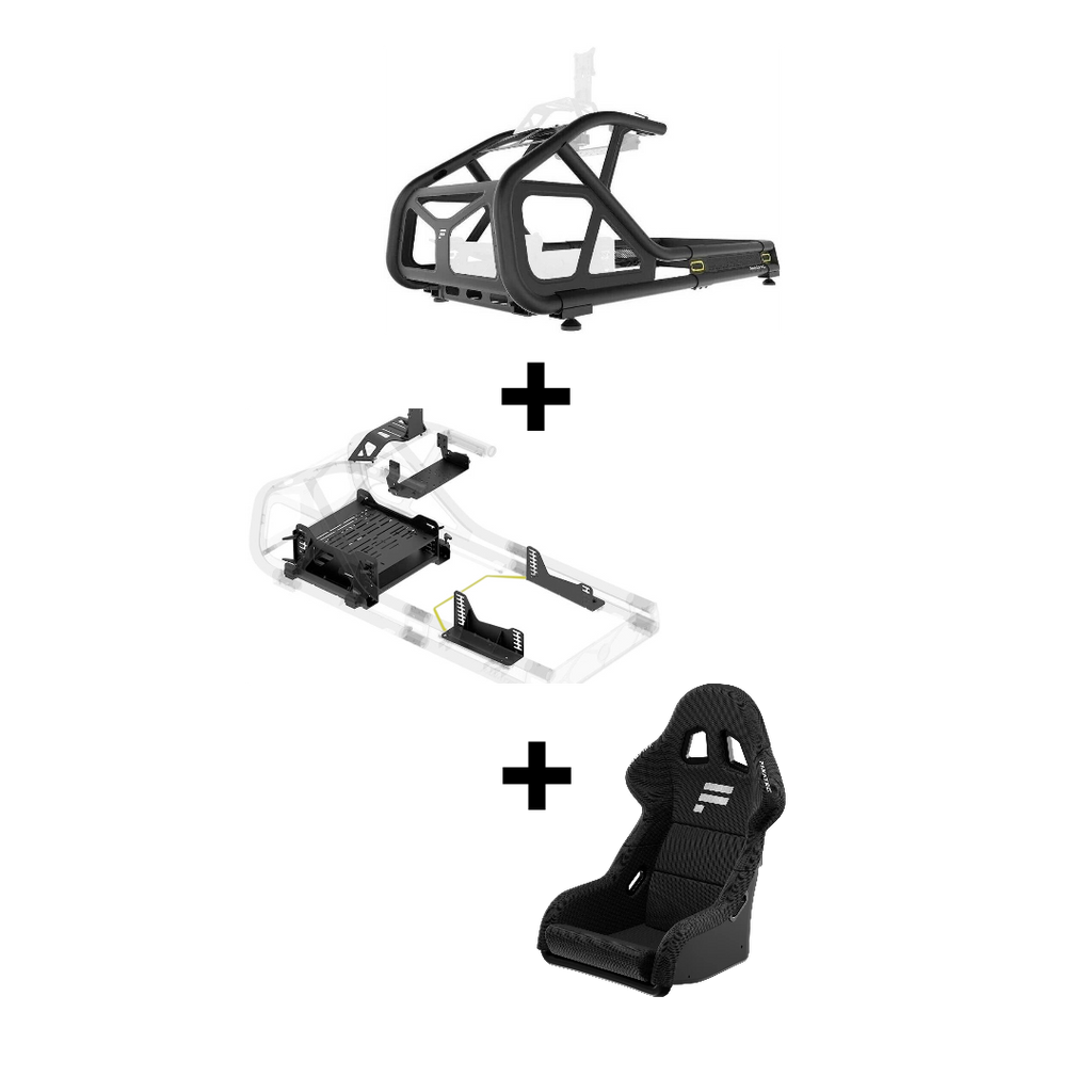 ClubSport GT Cockpit Full Set Bundle (Cockpit Box1, Box2 and Seat only) -BLACK – TechCure India