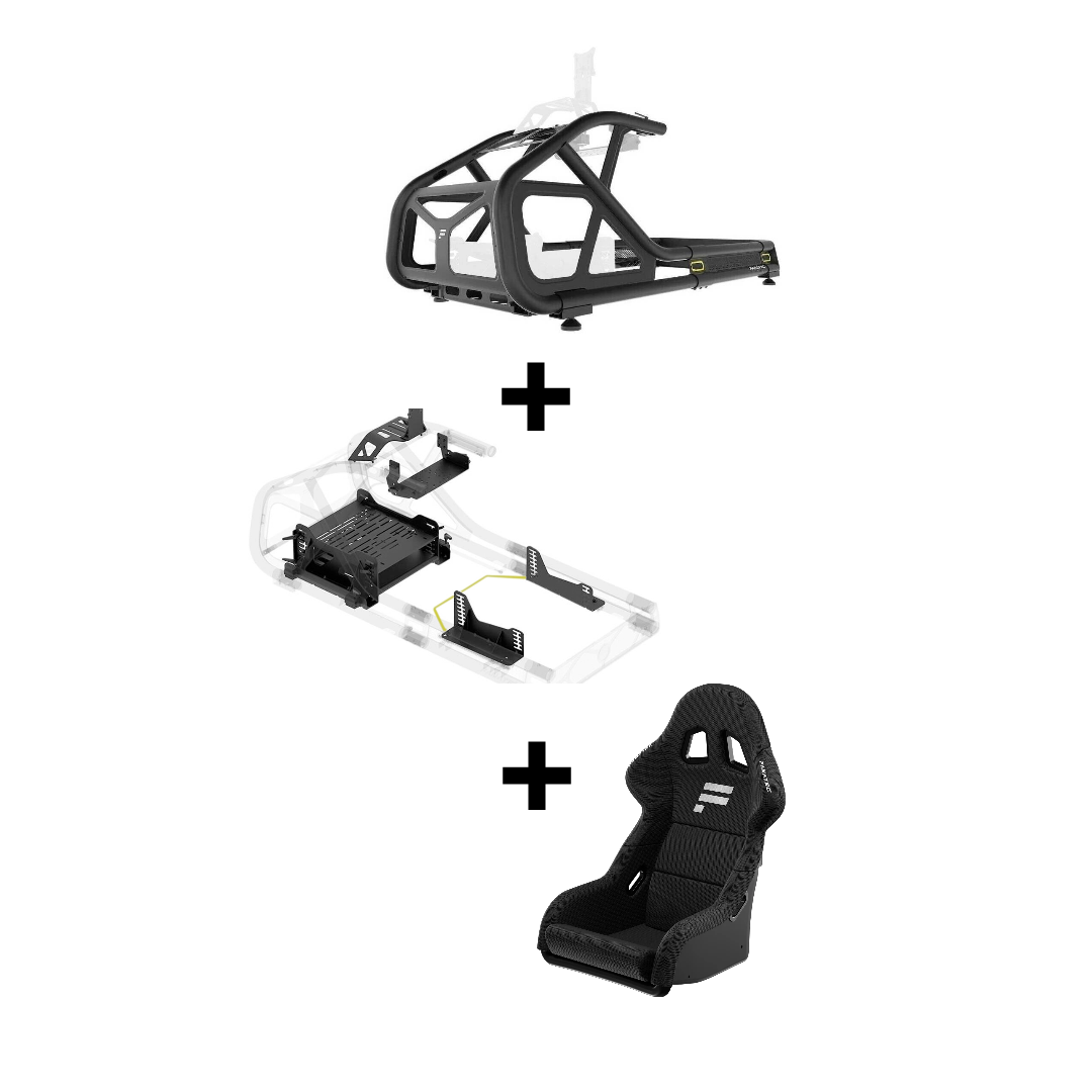 ClubSport GT Cockpit Full Set Bundle (Cockpit Box1, Box2 and Seat only) -BLACK – TechCure India