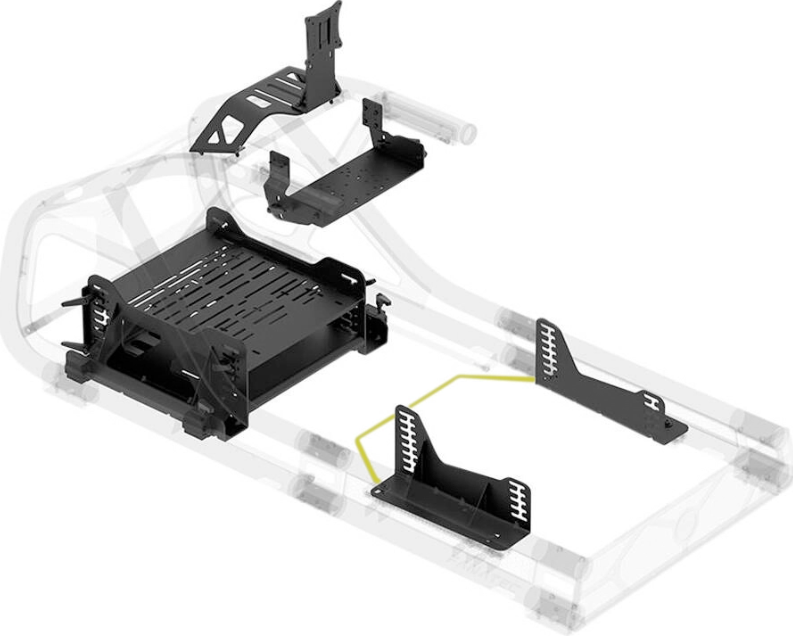 ClubSport GT Cockpit Full Set Bundle (Cockpit Box1, Box2 and Seat only) -White – TechCure India