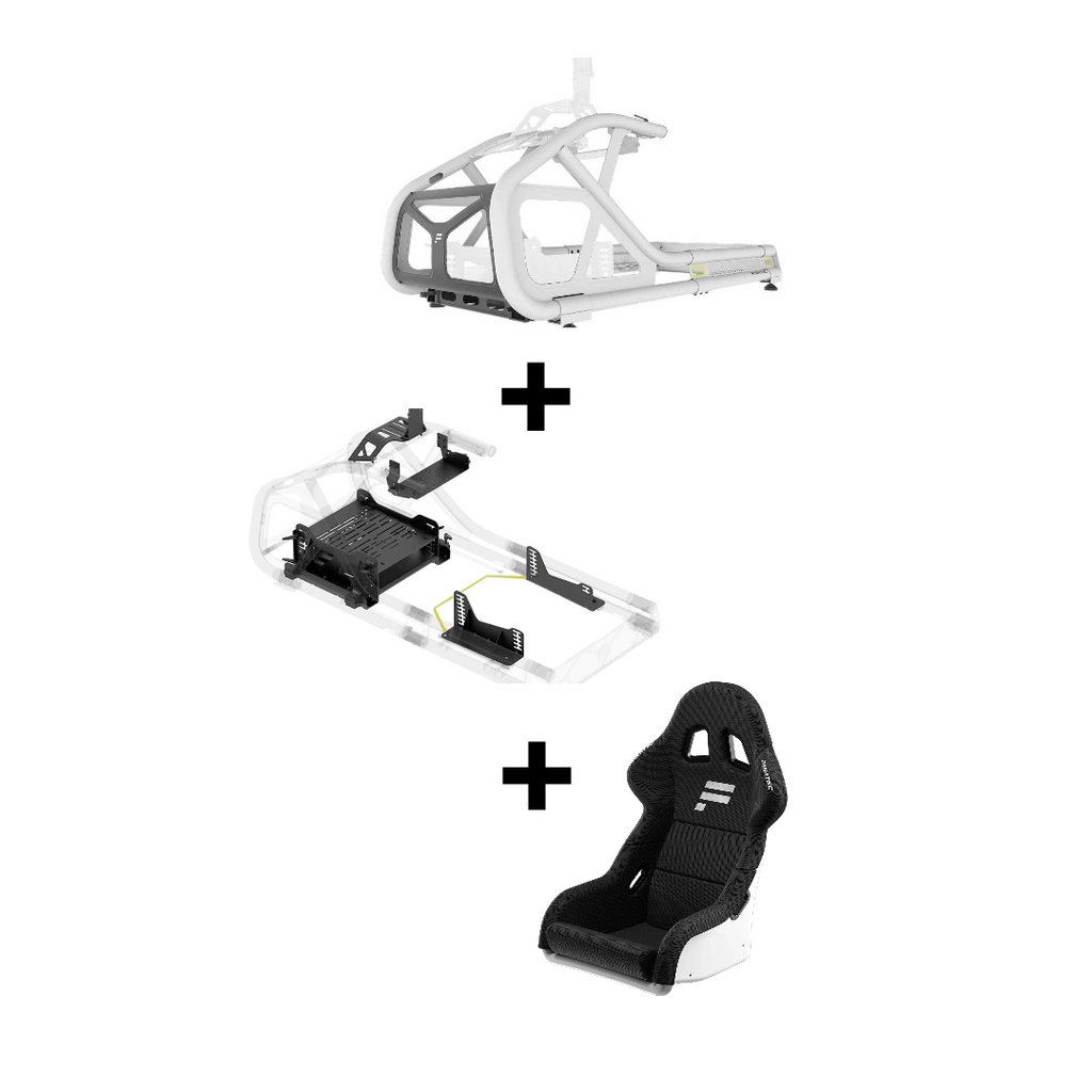 ClubSport GT Cockpit Full Set Bundle (Cockpit Box1, Box2 and Seat only) -White – TechCure India