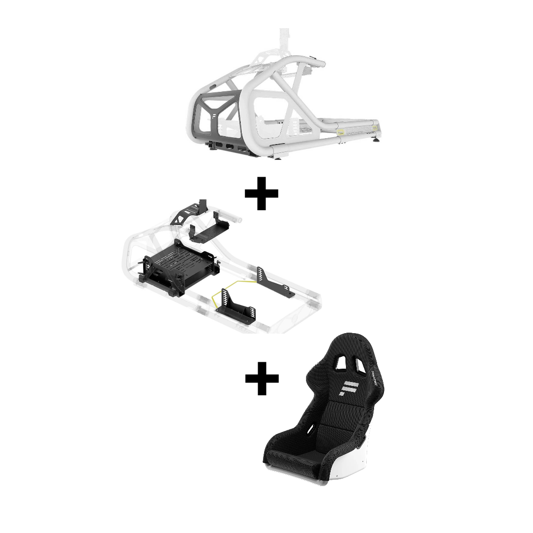 ClubSport GT Cockpit Full Set Bundle (Cockpit Box1, Box2 and Seat only) -White – TechCure India