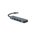 Coconut 5 in 1 Dock B - Type C To Hdmi+3*Usb+Pd | Usb C Hub | Plug & Play| Portable Design – TechCure India
