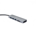 Coconut 6 in 1 Dock B - Type C TO HDMI+SD+TF+3*USB+PD | USB C Hub | Plug & Play | Portable Design – TechCure India