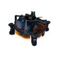 Coconut CF03 Cooler Fan, Clip Type, 170gms Copper Coated Base|Supports 775/115x/1200 – TechCure India