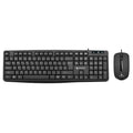 Coconut Cherry Wired K24 keyboard + M24 Mouse Combo with 104 Keys and a USB Mouse – TechCure India