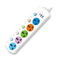 Coconut EB03, 5 Sockets, USB & Type-C, 3m Cable, LED & Switch Control – TechCure India