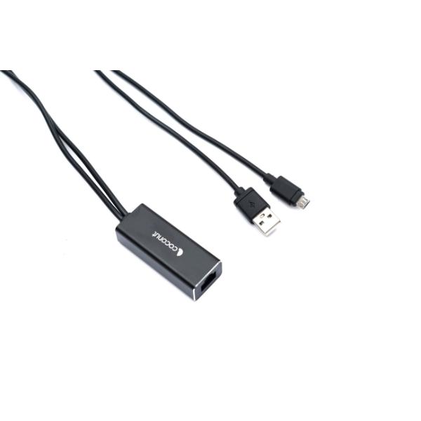 Coconut GLM04 USB / MicroUSB Ethernet Adapter – TechCure India