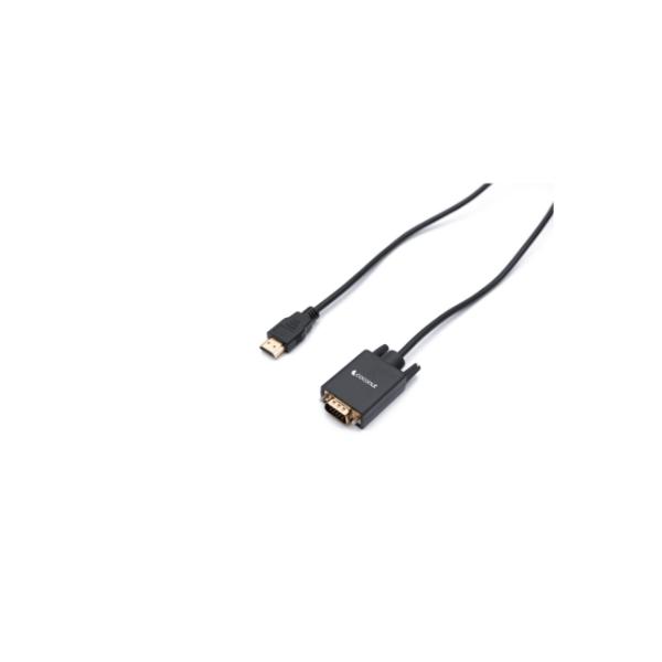 Coconut HDMI to VGA High Speed 4K HD Video Converter Gold Plated HDMI to VGA (Male to Female) for Computer, Laptop, Xbox, HDTV - Black – TechCure India
