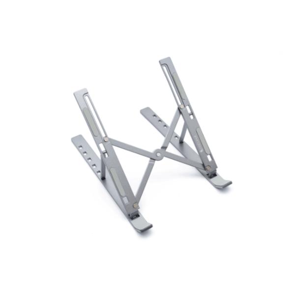 Coconut LS02 Laptop Stand Compact, Portable, Aluminum Body, 6 Adjustable Stands (Silver) – TechCure India