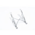 Coconut LS02 Laptop Stand Compact, Portable, Aluminum Body, 6 Adjustable Stands (White) – TechCure India