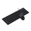 Coconut Mango Wired Combo, Full Sized Keyboard Mouse Combo – TechCure India