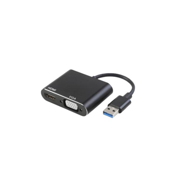 Coconut USB 3.0 to HDMI / VGA Converter, 4K Resolution 4K Ultra HD resolution, Strong Metal Enclosure, True USB 3.0, High Quality Chipset – TechCure India