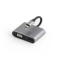 Coconut USB C to HDMI Adapter 4 in 1 USB C HUB with 4K HDMI, VGA,Type C & USB 3.0 Converter Charging Cable Port Adapter for Laptop – TechCure India
