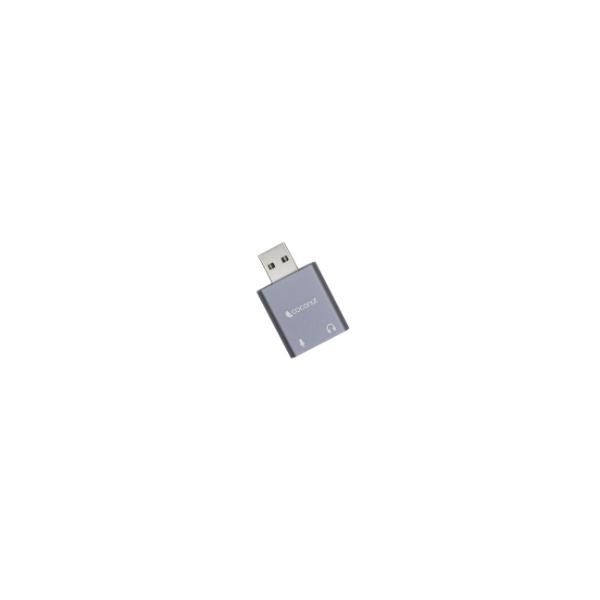 Coconut USC02 USB External Sound Card, Aluminum Body – TechCure India