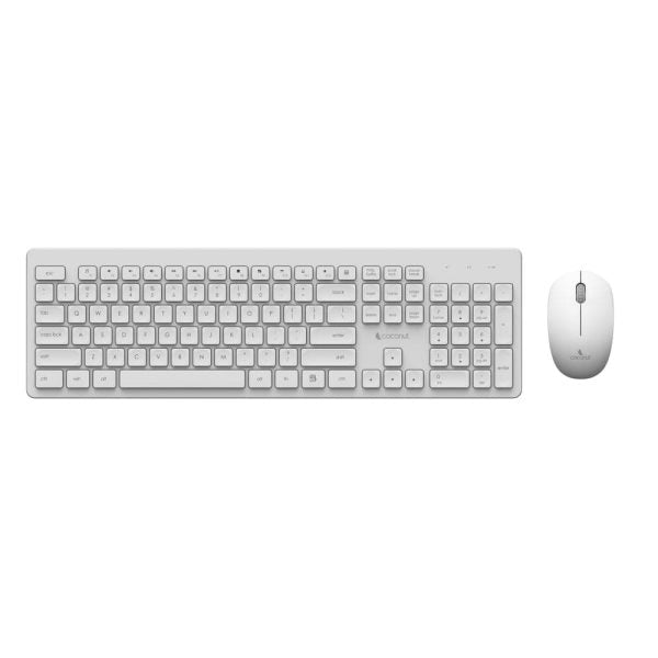 Coconut WKM11 Delight 2.4Ghz Wireless Keyboard & Mouse Combo (Black) – TechCure India
