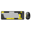 Coconut Pearl Wireless Keyboard Mouse Combo (Yellow Black) – TechCure India