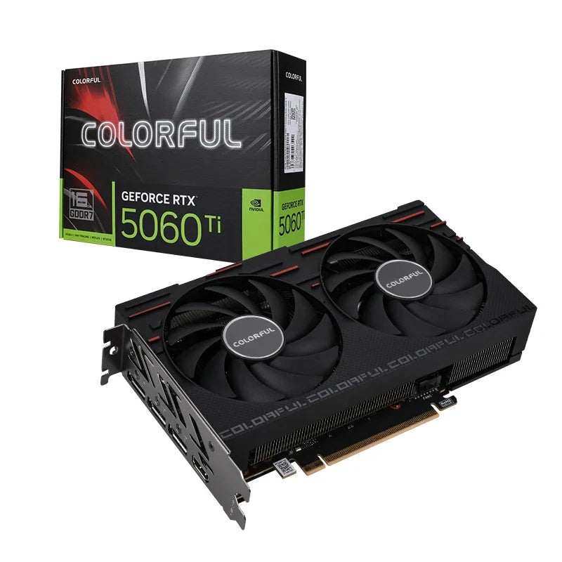 Colorful RTX 5060 Ti Gaming DUO 16GB-V Graphics Card – TechCure India