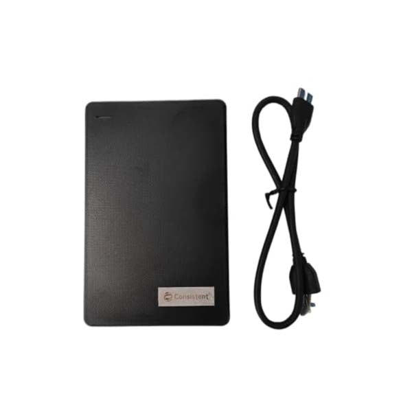 Consistent 2.5ich SATA HDD/SSD Enclosure 3.0 Portable External Hard Disk Enclosure 7 MM and 9.5 MM Tool Free, Supports(Black) – TechCure India