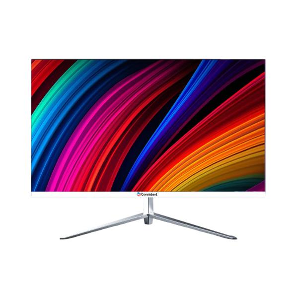 Consistent 2200 LED Monitor 21.5" inch (54.6 cm) Wide Display 1920 x 1080 Pixels Full HD HDMI, Framless (White) 3 Years Warranty – TechCure India