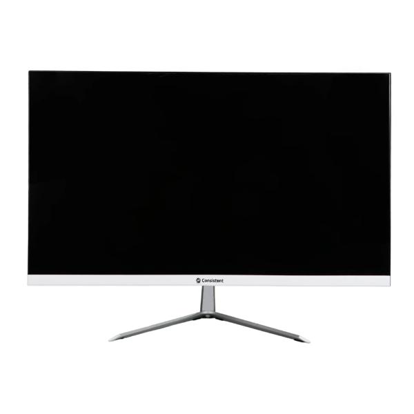 Consistent 2400 23.8" inch (60.5 cm) Wide Display 1920 x 1080 Pixels Full HD Ultra-Slim Frameless Monitor- HDMI, Inbuilt Speakers (White) 3 Years Warranty – TechCure India