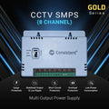 Consistent CCTV 8 Channel SMPS (CT-CPS-08P-S) – TechCure India