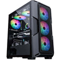 Consistent Lunar Gaming Cabinet 2010 | Support: Micro ATX/ATX/ITX | 6 FRGB Cooling Fan | Total Fan Option 8 – TechCure India
